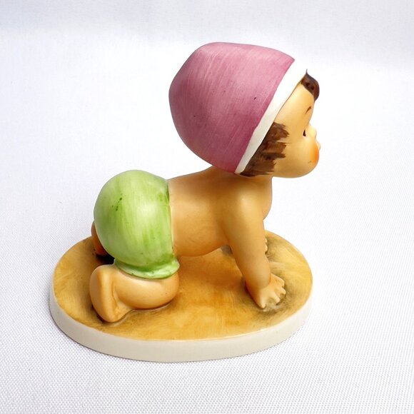 Goebel Beach Baby Vintage Figurine 10509-08 Porcelain W Germany Mid-Century - Picture 3 of 9